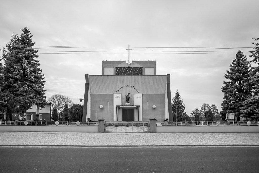 The Soviet-era church at Dębnica