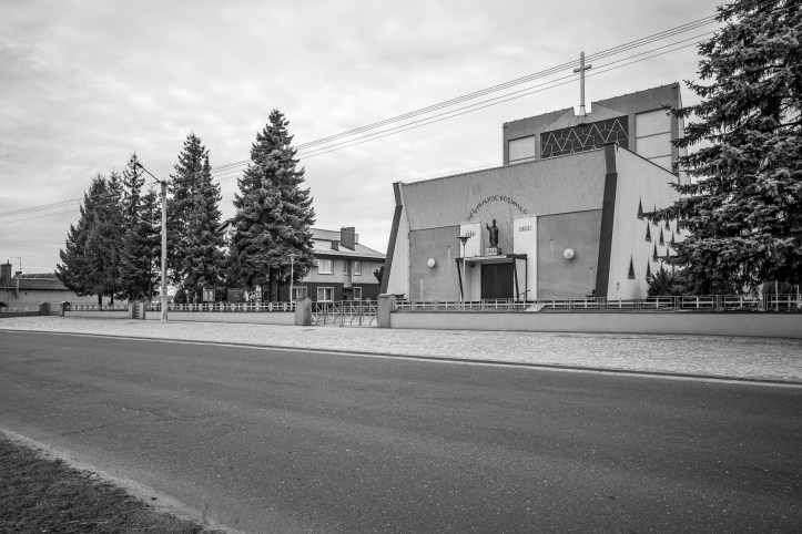 The Soviet-era church at Dębnica