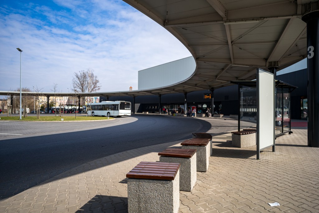 The circular bus station!